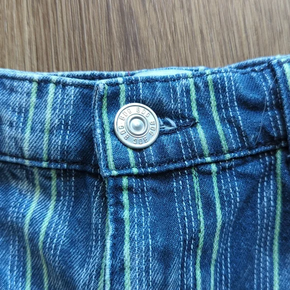 Urban Outfitters Stripped Denim Mom Shorts Size 30 - Picture 3 of 7